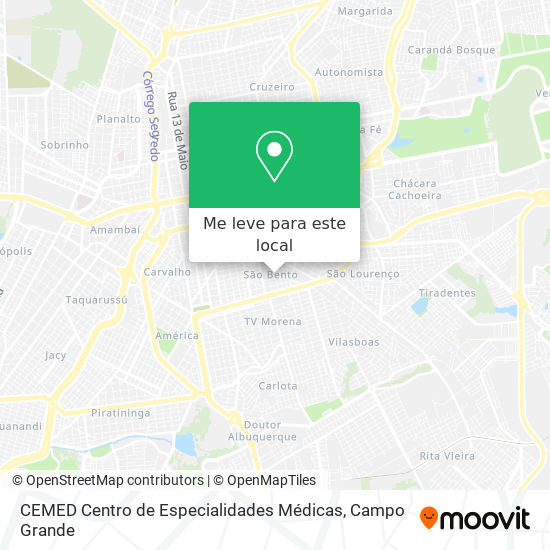 CEMED Centro de Especialidades Médicas mapa