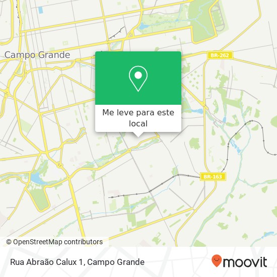 Rua Abraão Calux 1 mapa