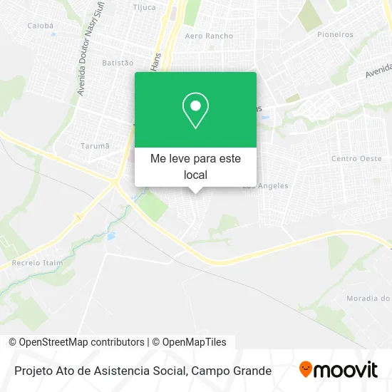 Projeto Ato de Asistencia Social mapa