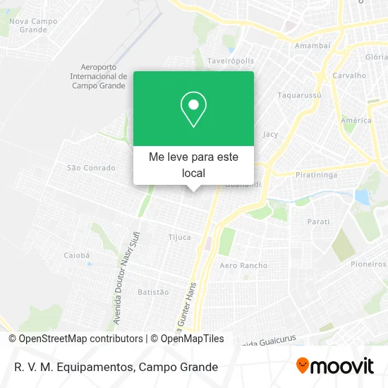 R. V. M. Equipamentos mapa