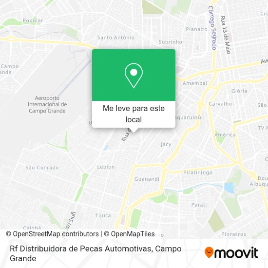 Rf Distribuidora de Pecas Automotivas mapa