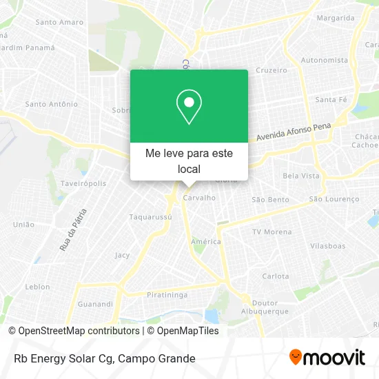 Rb Energy Solar Cg mapa