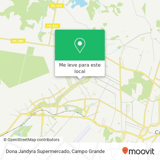 Dona Jandyra Supermercado mapa