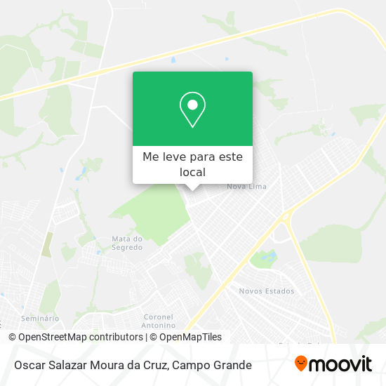 Oscar Salazar Moura da Cruz mapa