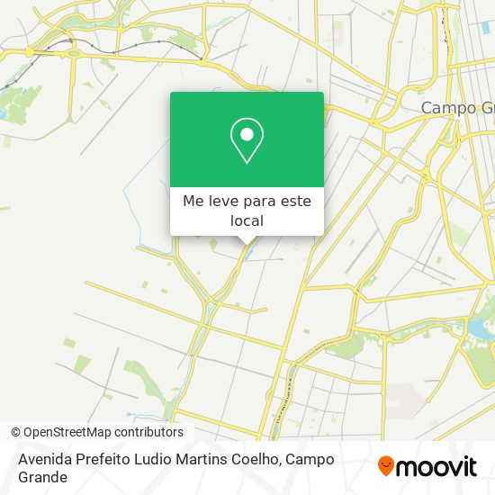 Avenida Prefeito Ludio Martins Coelho mapa