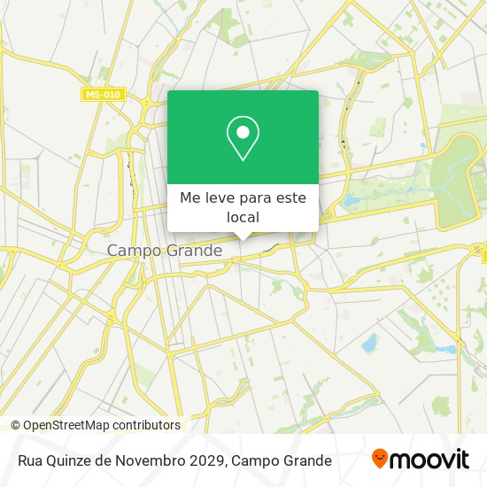 Rua Quinze de Novembro 2029 mapa