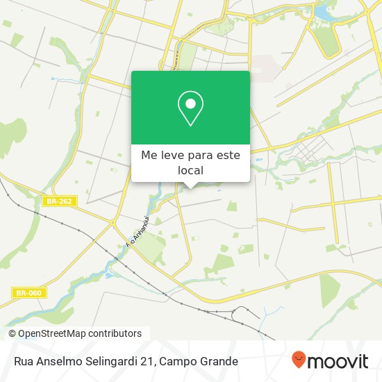 Rua Anselmo Selingardi 21 mapa