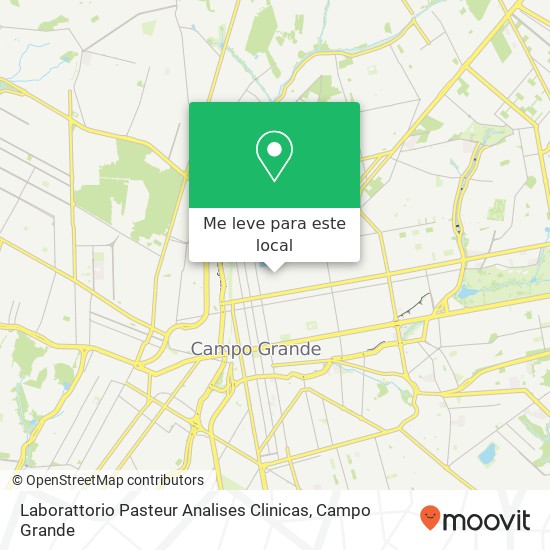 Laborattorio Pasteur Analises Clinicas mapa