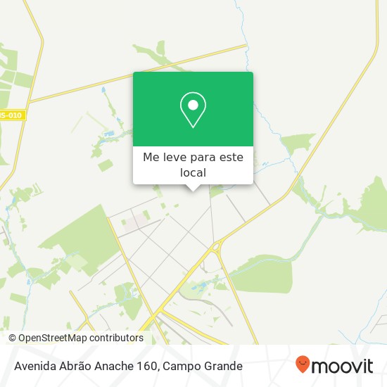 Avenida Abrão Anache 160 mapa