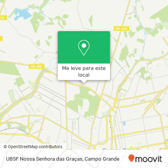 UBSF Nossa Senhora das Graças mapa