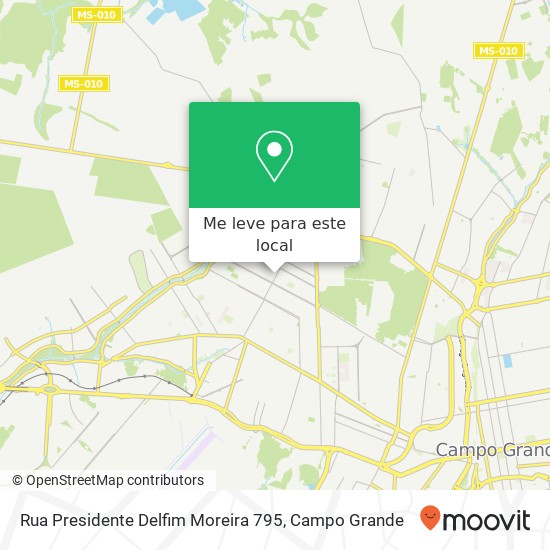 Rua Presidente Delfim Moreira 795 mapa