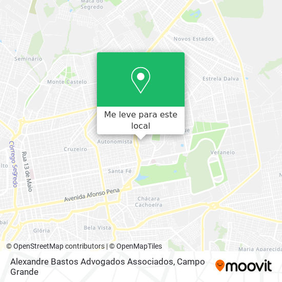 Alexandre Bastos Advogados Associados mapa