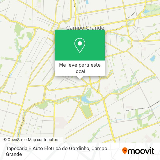 Tapeçaria E Auto Elétrica do Gordinho mapa