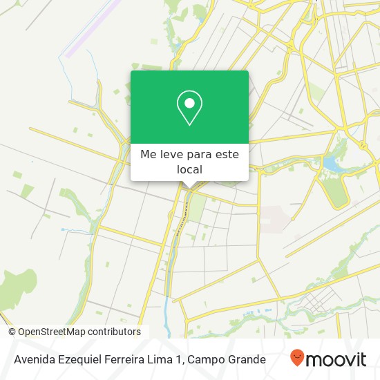 Avenida Ezequiel Ferreira Lima 1 mapa