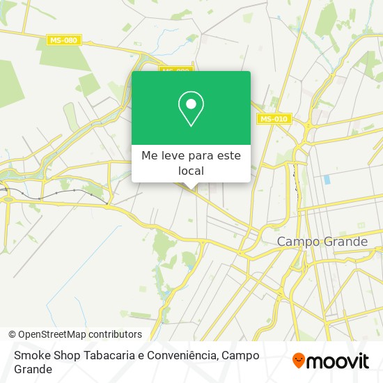 Smoke Shop Tabacaria e Conveniência mapa