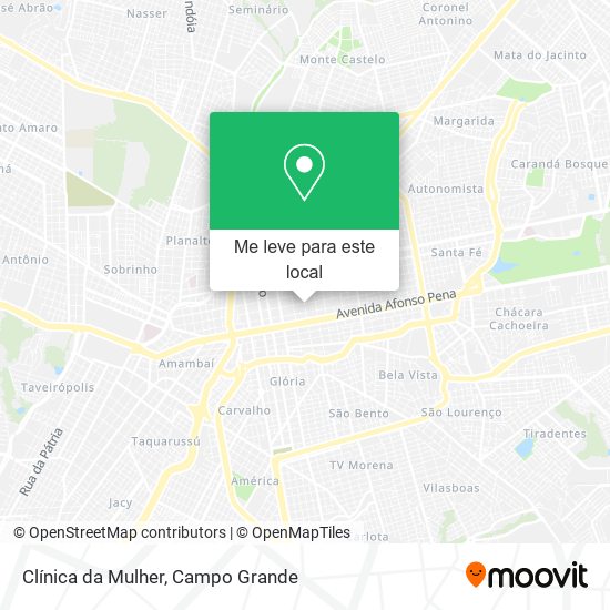 Clínica da Mulher mapa