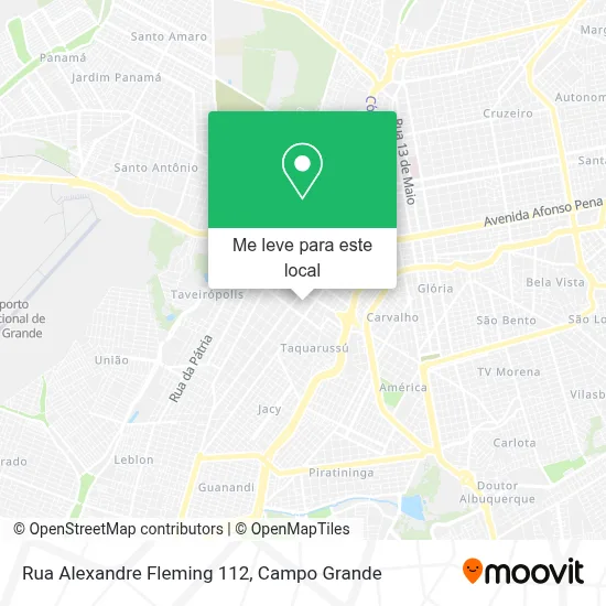 Rua Alexandre Fleming 112 mapa