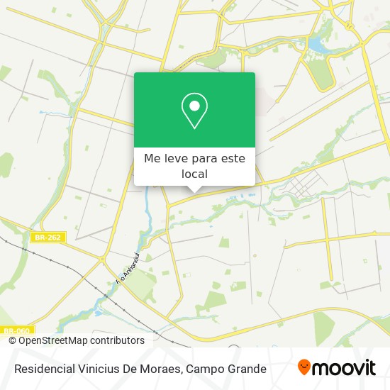 Residencial Vinicius De Moraes mapa