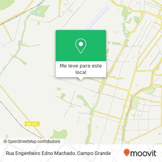 Rua Engenheiro Edno Machado mapa