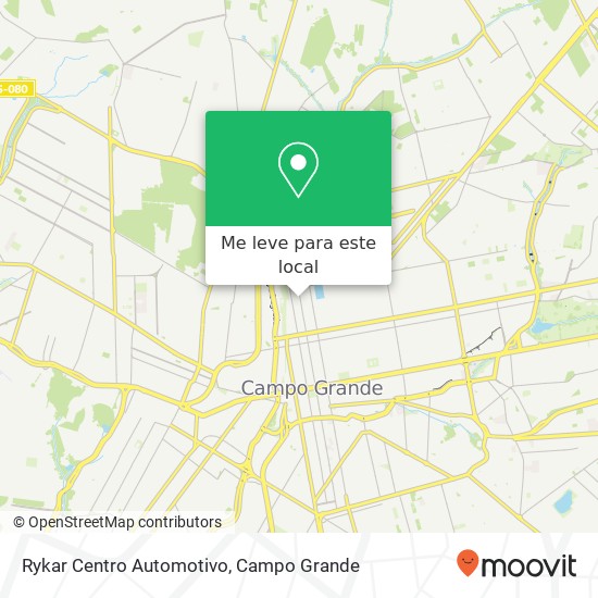 Rykar Centro Automotivo mapa