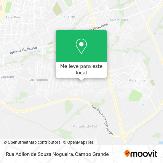 Rua Adilon de Souza Nogueira mapa