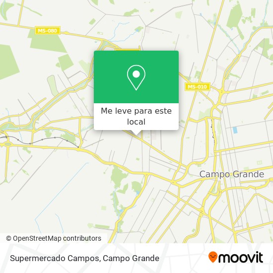 Supermercado Campos mapa