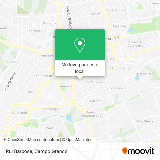 Rui Barbosa mapa
