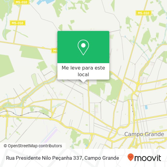 Rua Presidente Nilo Peçanha 337 mapa