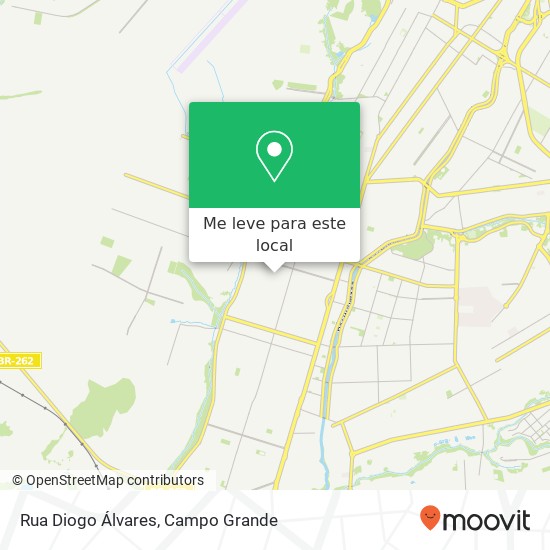 Rua Diogo Álvares mapa