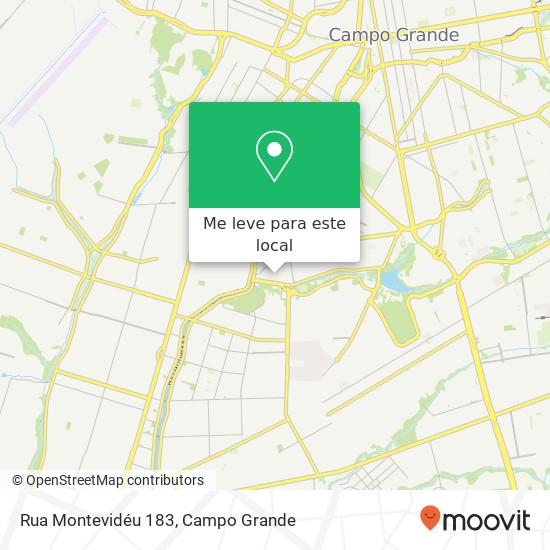 Rua Montevidéu 183 mapa