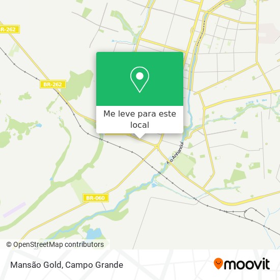 Mansão Gold mapa