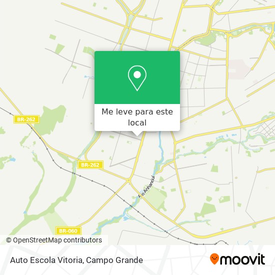 Auto Escola Vitoria mapa