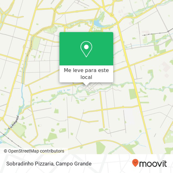 Sobradinho Pizzaria mapa