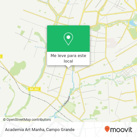 Academia Art Manha mapa