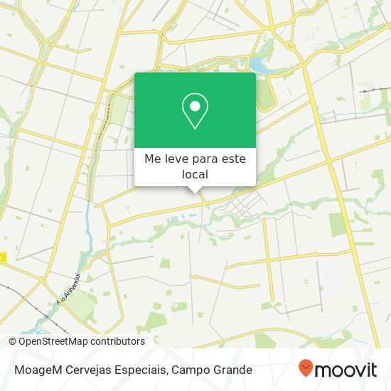 MoageM Cervejas Especiais mapa