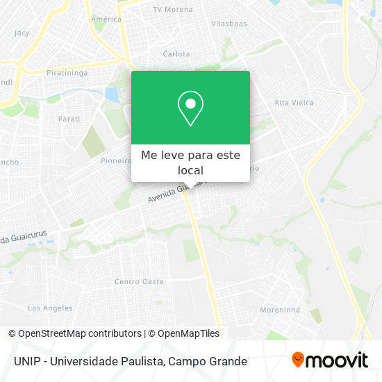 UNIP - Universidade Paulista mapa