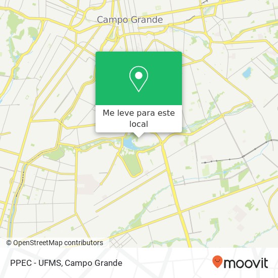 PPEC - UFMS mapa
