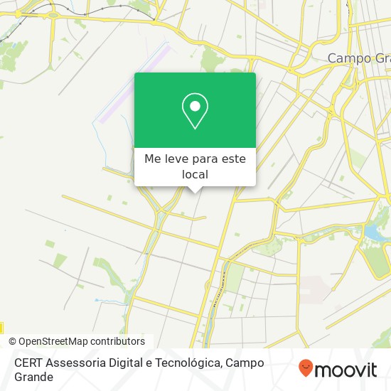 CERT Assessoria Digital e Tecnológica mapa