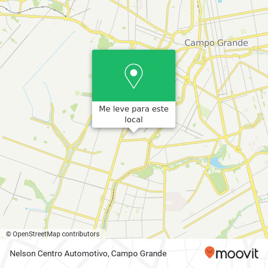 Nelson Centro Automotivo mapa