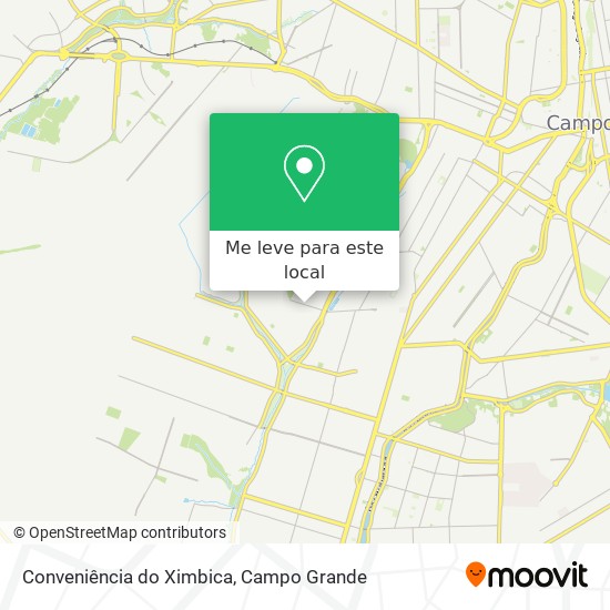 Conveniência do Ximbica mapa