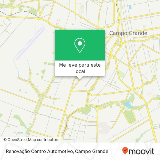 Renovação Centro Automotivo mapa