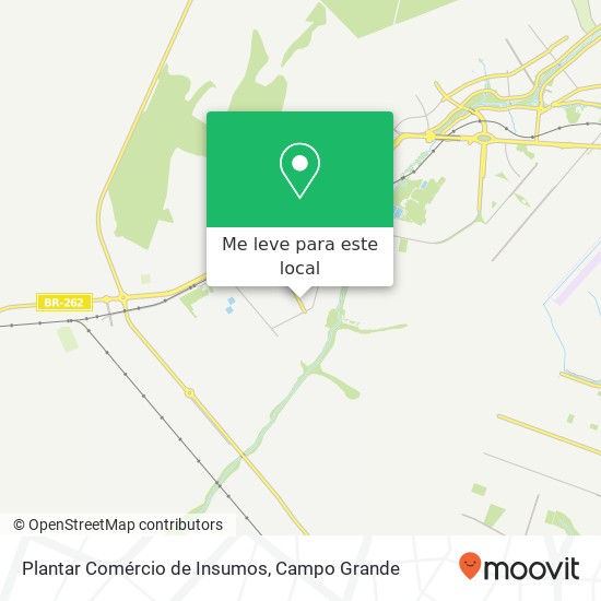Plantar Comércio de Insumos mapa