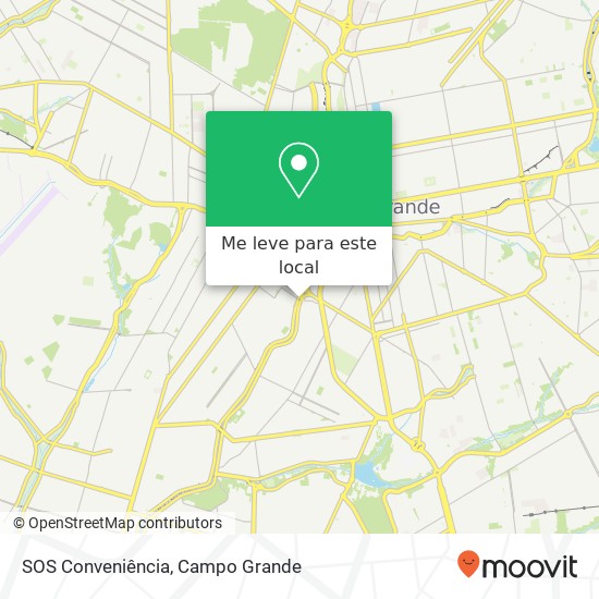SOS Conveniência mapa