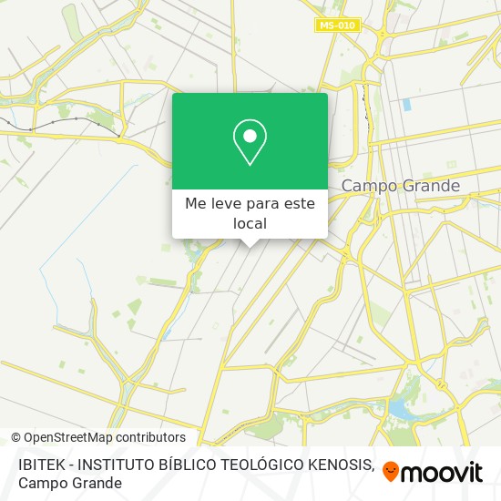 IBITEK - INSTITUTO BÍBLICO TEOLÓGICO KENOSIS mapa