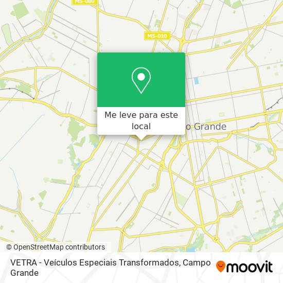 VETRA - Veículos Especiais Transformados mapa