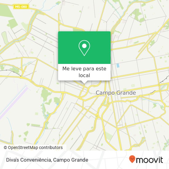 Diva's Conveniência mapa