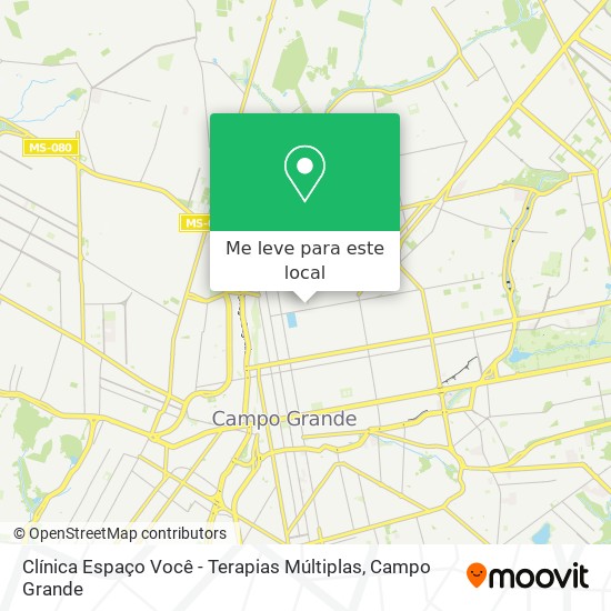 Clínica Espaço Você - Terapias Múltiplas mapa