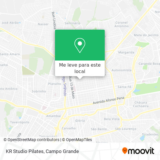 KR Studio Pilates mapa