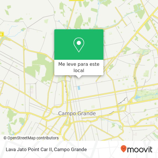 Lava Jato Point Car II mapa