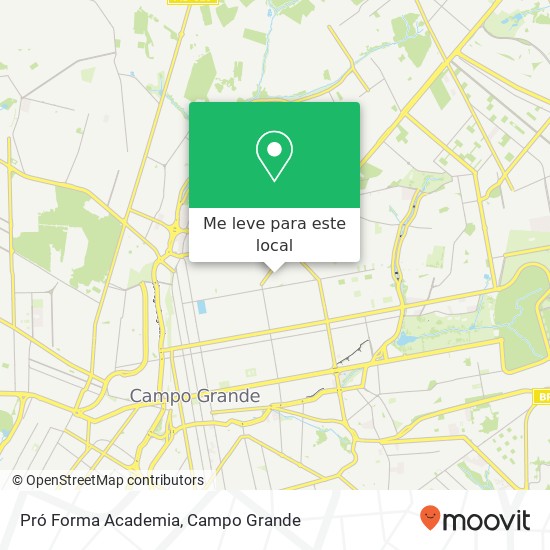 Pró Forma Academia mapa